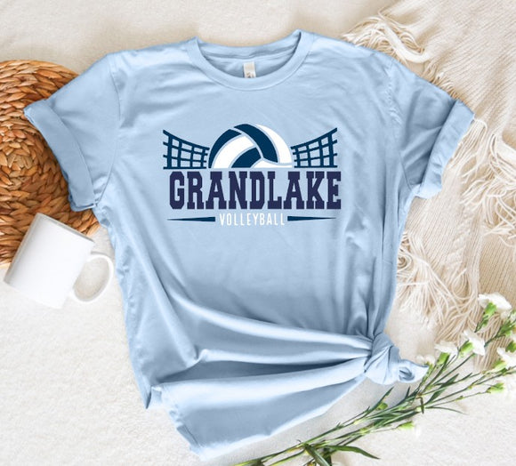 GrandLake Volleyball  - You Choose The Shirt Style - Light Blue