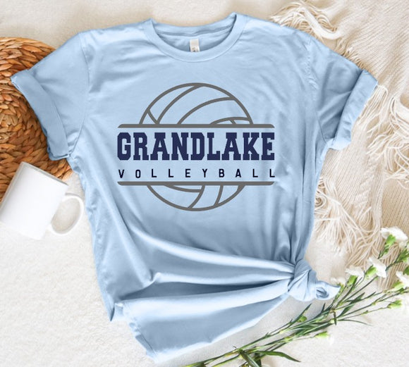 GrandLake Volleyball  - You Choose The Shirt Style - Light Blue