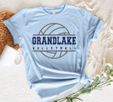 GrandLake Volleyball  - You Choose The Shirt Style - Light Blue