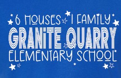 Granite Quarry Elementary School  - You Choose The Shirt Style -  Royal