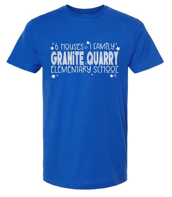 Granite Quarry Elementary School  - You Choose The Shirt Style -  Royal