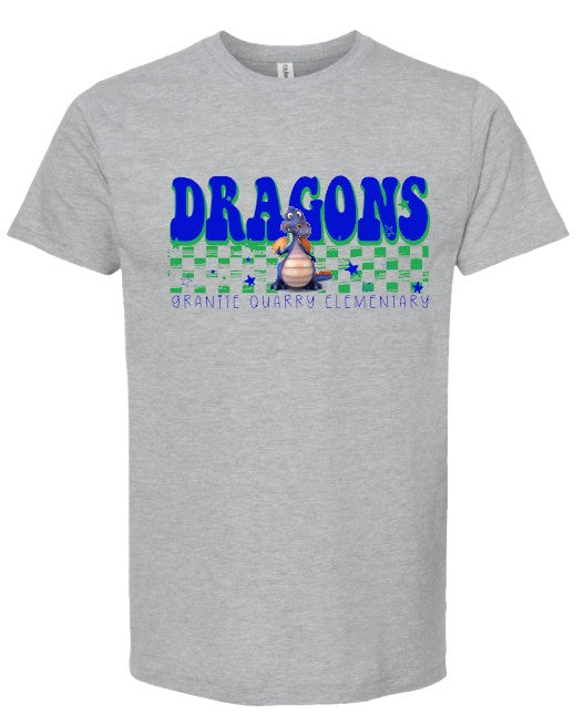 Granite Quarry Elementary School  - You Choose The Shirt Style -  Gray