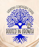 Harmony Elementary Owls  - You Choose The Shirt Style - Cream