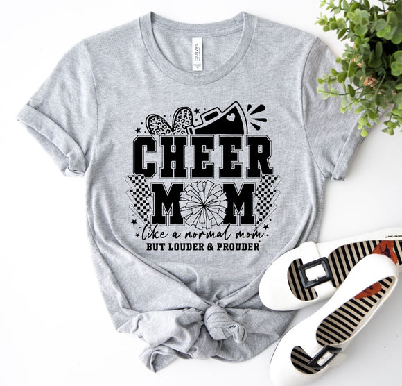 Hasty Cheerleading - Cheer Mom  - You Choose The Shirt Style - Shirt Color Is Gray