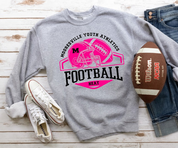 Mooresville Youth Athletics - Heat - You Choose The Shirt Style - Shirt Color Is Gray