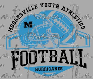 Mooresville Youth Athletics - Hurricanes - You Choose The Shirt Style - Shirt Color Is Gray