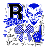 Mooresville Blue Devils Cheer  - You Choose The Shirt Style