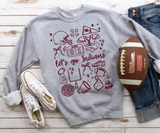 Indians Football -  Shirt Color Is Gray