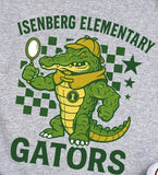 Isenberg Gators -You Choose The Shirt Style- Shirt Color Is Gray