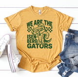 Isenberg Gators -You Choose The Shirt Style- Shirt Color Is Yellow