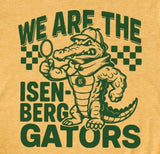 Isenberg Gators -You Choose The Shirt Style- Shirt Color Is Yellow