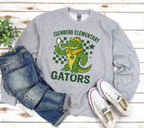 Isenberg Gators -You Choose The Shirt Style- Shirt Color Is Gray