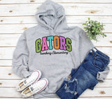 Isenberg Gators -You Choose The Shirt Style- Shirt Color Is Gray