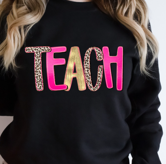 Leopard Teach - You Choose The Shirt Style