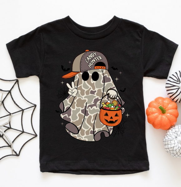 Kids Camo Ghost - Boy or Girl - You Choose The Shirt Style