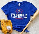 Kingdom Baseball - You Choose The Shirt Style - Shirt Color Royal