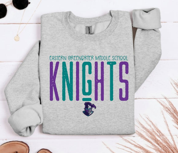 Eastern Greenbrier Middle School - You Choose The Shirt Style - Shirt Color Is Gray