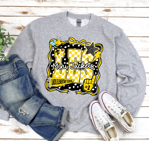 Landis Elementary School PTA - You Choose The Shirt Style - Shirt Color Is Gray