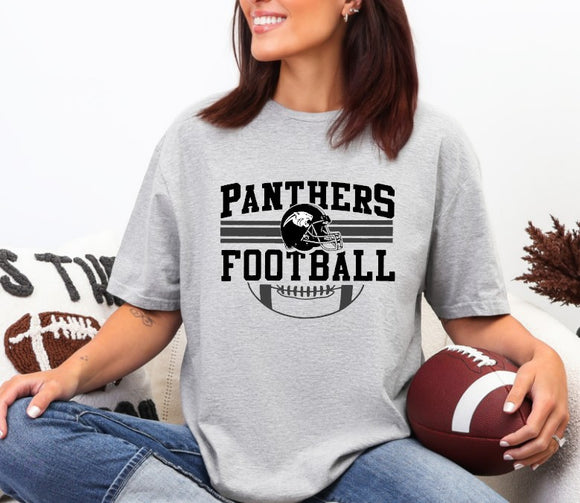 Ledford Panthers Football  - You Choose The Shirt Style - Shirt Color Is Gray