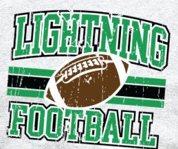 Mooresville Youth Athletics - Lightning  - You Choose The Shirt Style - Shirt Color Is Gray