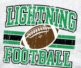 Mooresville Youth Athletics - Lightning  - You Choose The Shirt Style - Shirt Color Is Gray