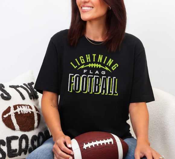 Mooresville Youth Athletics - Lightning  - You Choose The Shirt Style - Shirt Color Is Black