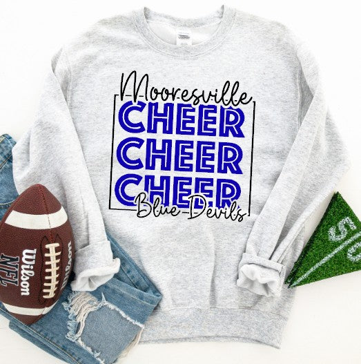 Mooresville Blue Devils Cheer  - You Choose The Shirt Style