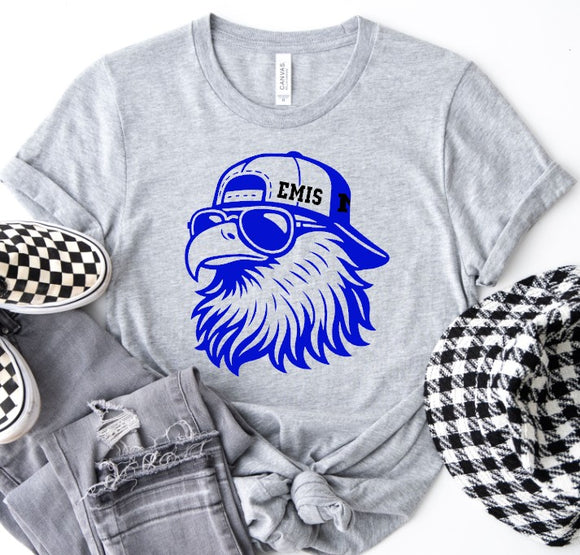 Mooresville Intermediate  Eagles - You Choose The Shirt Style - Gray