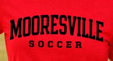 Mooresville Middle Soccer - You Choose The Shirt Style - Shirt Color Red