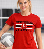 Mooresville Middle Volleyball - You Choose The Shirt Style - Shirt Color Red
