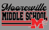 Mooresville Middle - You Choose The Shirt Style - Gray
