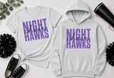 Nighthawks Cheerleading  - You Choose The Shirt Style - Shirt Color is Gray