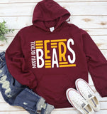 North Middle Bears  - You Choose The Shirt Style - Maroon
