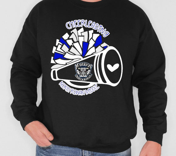 North Rowan Middle Cheer - You Choose The Shirt Style
