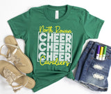 North Rowan High School Cheer - You Choose The Shirt Style - Green