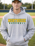 Northside Baseball - You Choose The Shirt Style - Shirt Color Is Gray