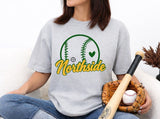 Northside Baseball - You Choose The Shirt Style - Shirt Color Is Gray