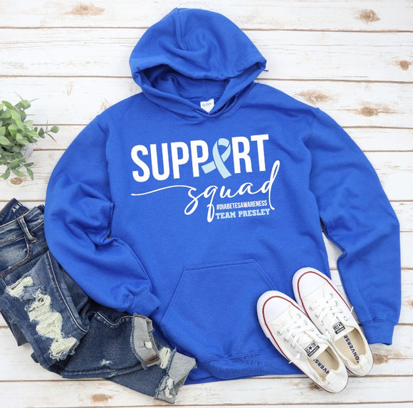 Diabetes Awareness - You Choose The Shirt Style - Shirt Color Is Royal