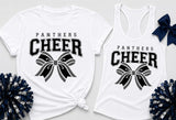 Panther's Cheerleading - You Choose The Shirt Style - Shirt Color Is White