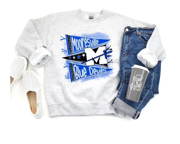 Mooresville Blue Devils Cheer  - You Choose The Shirt Style