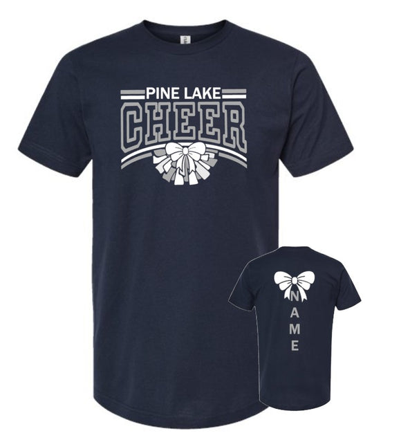 Pine Lake 2025-2026 Varsity Team Mandatory Spirit Wear - Navy Short Sleeve