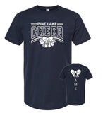 Pine Lake 2025-2026 Varsity Team Mandatory Spirit Wear - Navy Short Sleeve