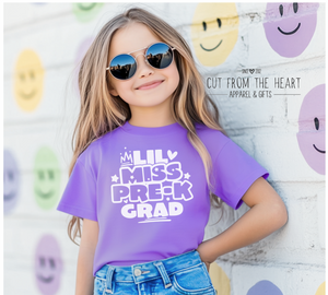 Lil Miss Pre-K Grad - Purple Shirt