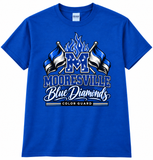 Mooresville Pride In Motion - You Choose The Shirt Style - Shirt Color is Royal Blue