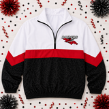 South Rowan Raiders - Black Leopard With Red Stripe & Raiders Logo