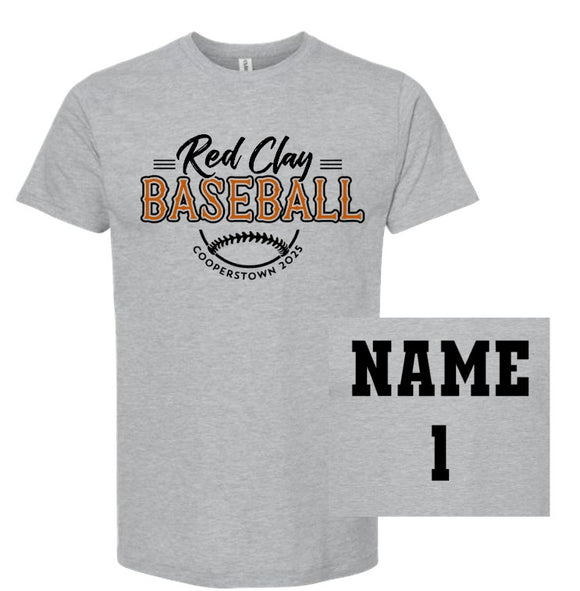 Red Clay - Cooperstown 2025 - Gray Short Sleeve