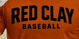 Red Clay - You Choose The Shirt Style -  Shirt Color Heather Orange