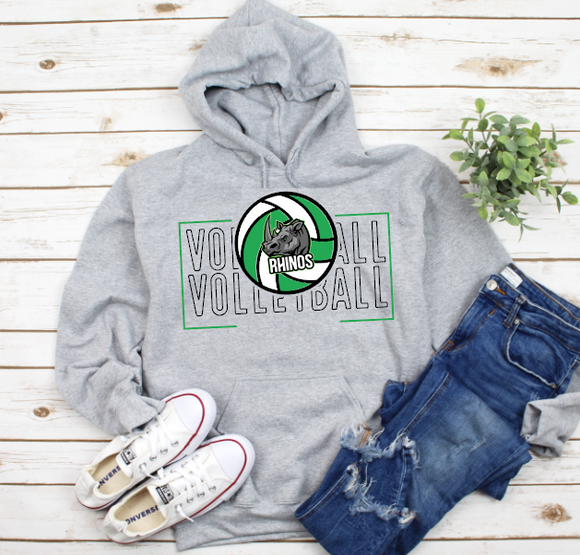 Ripley Rhinos Christian - You Choose The Shirt Style - Shirt Color is Gray
