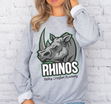 Ripley Rhinos Christian - You Choose The Shirt Style - Shirt Color is Gray