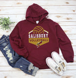 Salisbury Volleyball  - You Choose The Shirt Style - Maroon